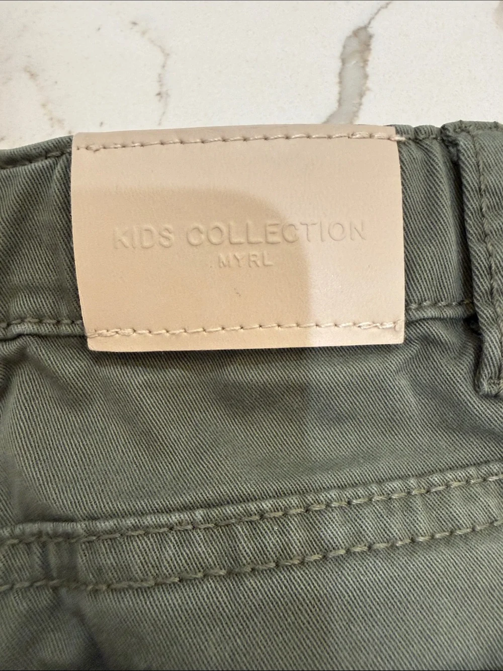 Mayoral Slim Fit Pants in Olive 2T